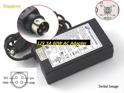 *Brand NEW*O6W0636038823 JS-12050-2CA FSP 12V 5A 60W-4PIN-SZXF FSP060-1AD101C EADP-60EB A POWER Supply